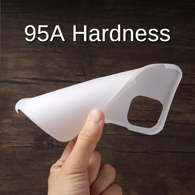 SainSmart Matte TPU Filament, White Flexible 3D Printing Filament, 1.75 mm, 1kg (2.2LB), Dimensional Accuracy +/- 0.05 mm, 95A Soft TPU