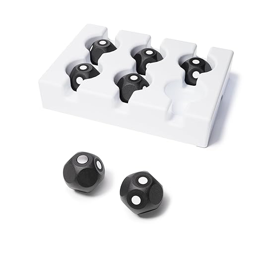Revopoint 6 Pieces 3D Magnetic Ball Marker Kit for 3D Scanning, 3D Scanning Markers for 3D Scanners, 3D Tracking Dots for Preventing Tracking Loss and Enhance Accuracy, 3D Reference Point Marker
