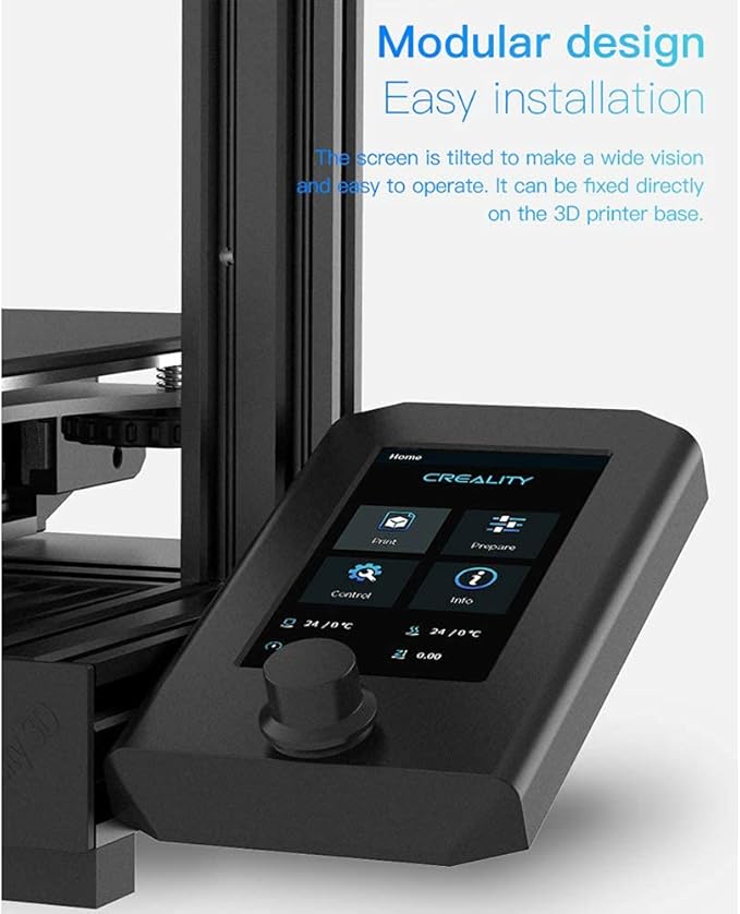 Creality Original Upgrade Ender 3 V2 Intelligent Screen Kit HD Color Screen Display Compatible with Ender-3 V2, Ender 3 pro, Ender 3 3D Printer