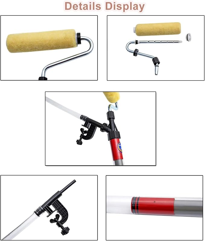 Self-Priming Roller Brush Machine, Suction-Type Paint Roller Machine, Latex Roller Brush Machine, for Shopping Mall Decoration and Construction Site Wall Painting