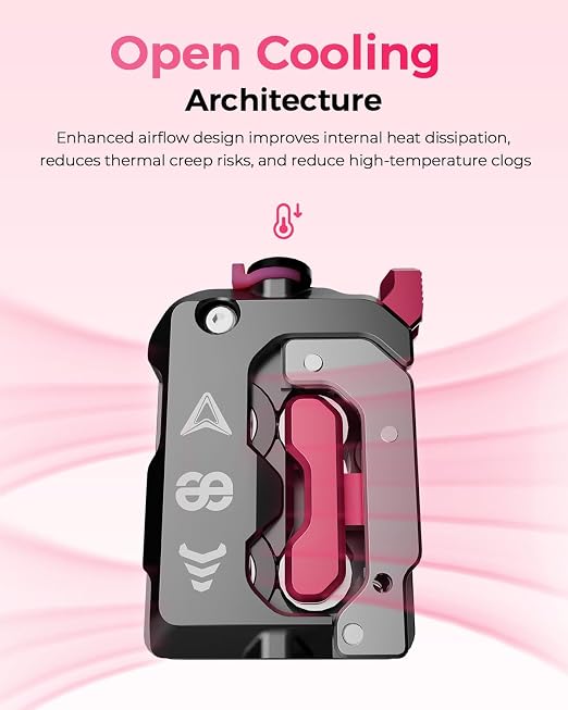 Creality Official K1C/K1 SE Extruder, Upgrade K1 Series DXC Extruder Kit, Innovative Feeding System Reduces Filament Wear by 60%, Plug-and-Play Operation& Built-in Filament Sensor Detection