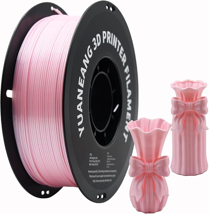 Silk PLA 3D Printer Filament 1.75mm, 1kg Spool, Smooth Shiny Finish, ±0.03mm Precision, Easy Printing, Ideal for Decorative Models, Gifts， Light Sky Blue