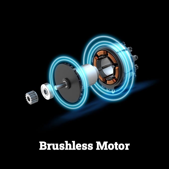 WORX Brad Nailer Cordless, 20V 18 ga Brushless Nail Gun Cordless, High Driving Power, Up to 2-⅛" into Hardwood, Narrow Nose, 3 LEDs, Tool Only, PowerShare WX838L.9