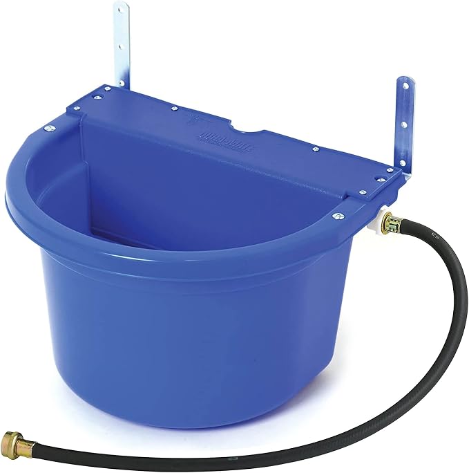 Little Giant FW16BLUE 4 Gal Auto Float Controlled Waterer Livestock (2 Pack)