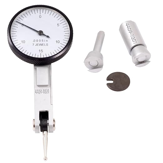 HHIP 4409-1201 .0005 Dial Test Indicator with .0005 Graduation, 0-0.03" Range