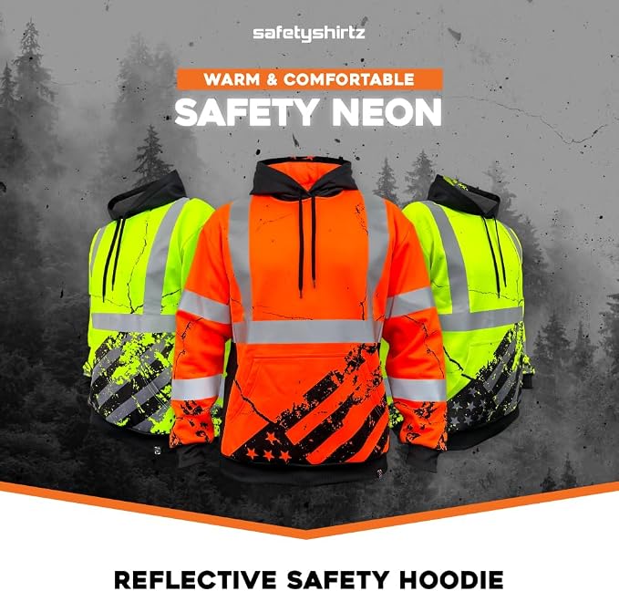 SafetyShirtz SS360 ANSI Class 3 Type R Graphic Hoodie
