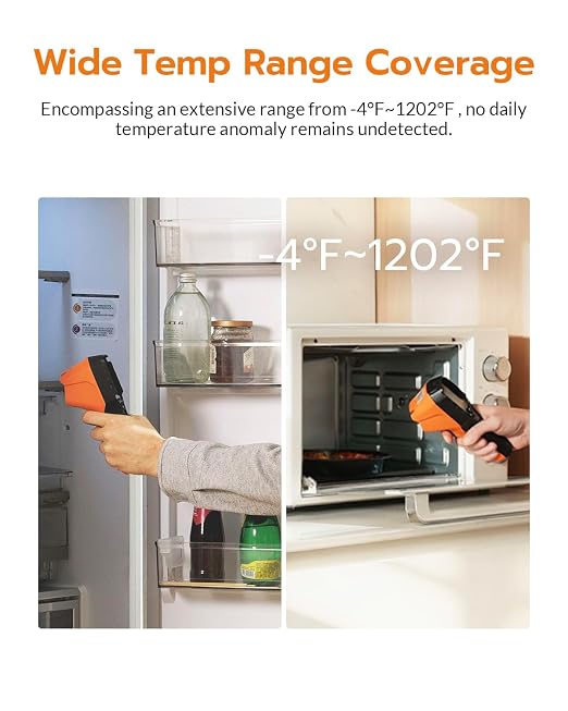 GT14S Thermal Imaging Camera with Edge Enhancement,Infrared Camera with Thermometer Mode, -4°F to 1202°F Range, 25Hz Image Frequency, 14H Runtime, 240g Compact Design