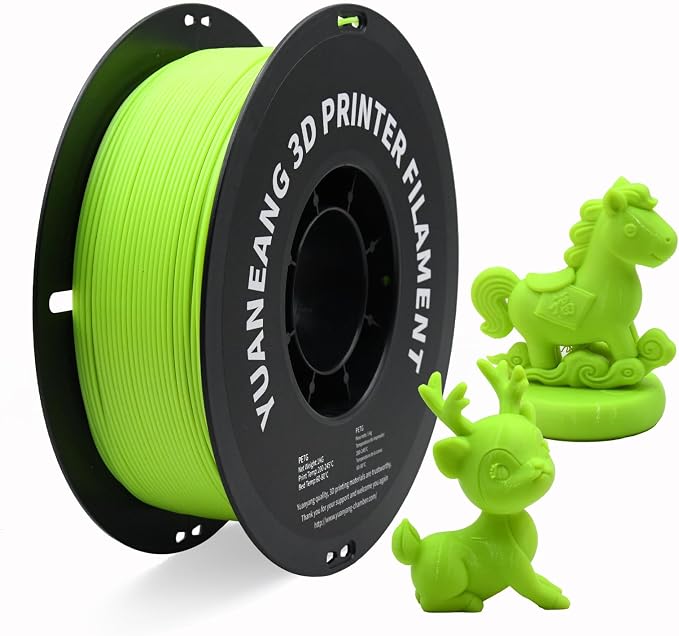 Pinkish Yellow PETG 3D Printer Filament 1.75mm, 1kg Spool, Strong & Durable Material, Heat-Resistant, Low Warping, ±0.03mm Precision, Ideal for Functional Parts
