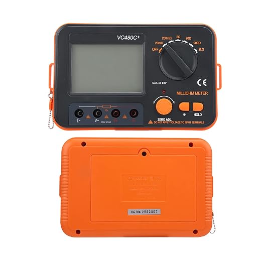 6‑Gear Digital Milliohmmeter, 4‑Wire Measurement DC Low Tester