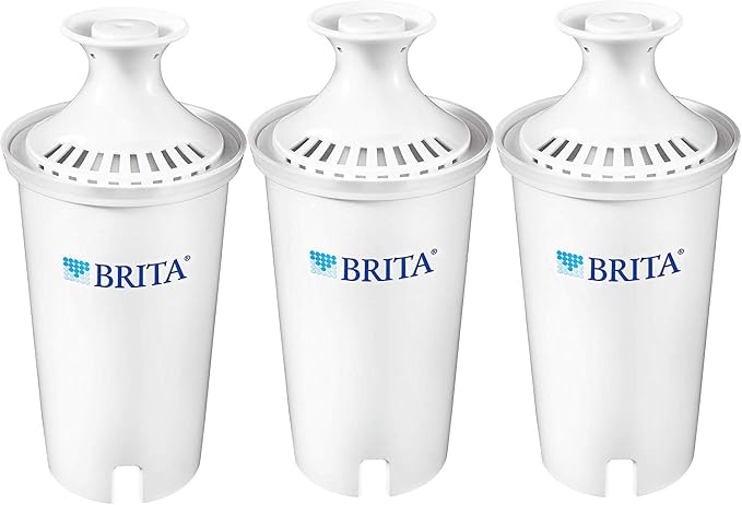 Brita Standard Pitcher Filters 3-Pack for Pitcher Replacement Filter