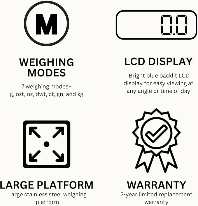 GemOro Platinum PRO1001V | Durable Precise Jewelers Countertop Portable Scale | Digital Precision Tool with Expert Professional Reading & Accuracy 1000g x 0.1g Readability (Black)