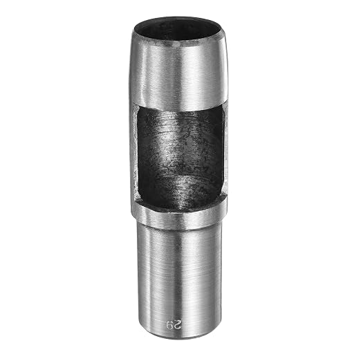 HARFINGTON Leather Round Hole Punch, 29mm Hollow Hole Puncher Cutter Carbon Steel Circle Hole Punching Cutting Tool for Belt/DIY Leather Craft