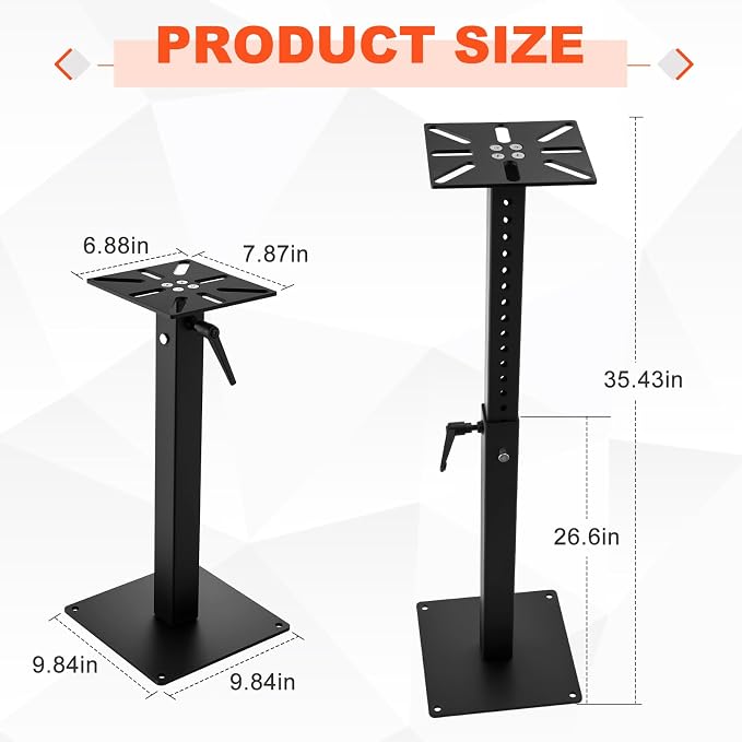 SPARKWHIZ Bench Grinder Stand Heavy-Duty, Adjustment Bench Grinder Mount Compatible with Most Bench Grinders and Vises