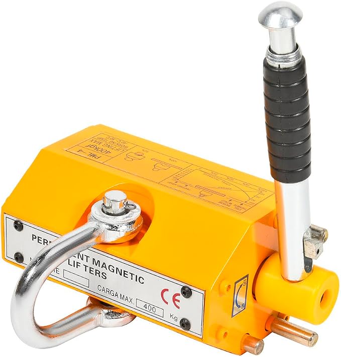 SCITOO 880LB Steel Magnetic Lifter Heavy Duty Crane Hoist Lifting Magnet 400 KG