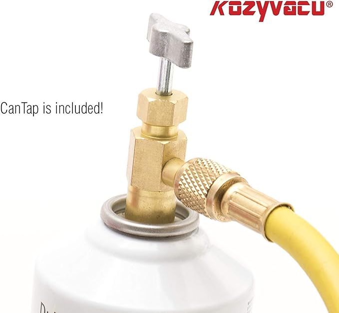 AUTO AC Repair Complete Tool Kit with 1-Stage 3.5 CFM Vacuum Pump, Manifold Gauge Set, Hoses and its Acccessories