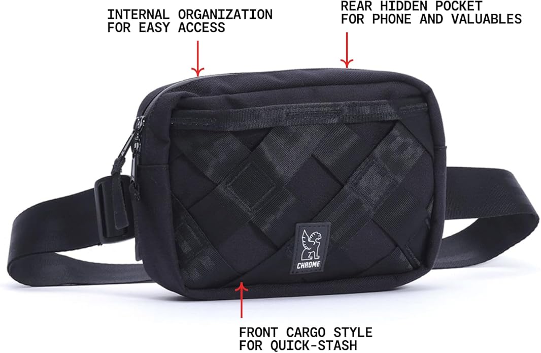 Chrome Industries Barrage Sling Bag – Crossbody Backpack for Women and Men w/Quick Release Buckle