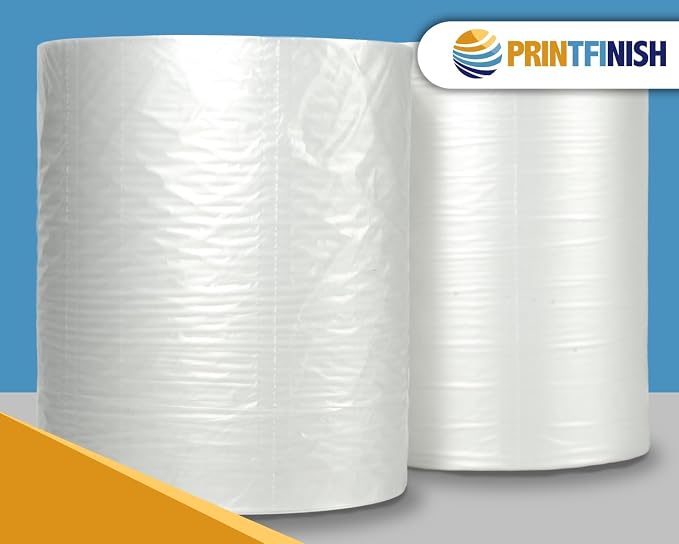 Printfinish Inflatable Air Cushion Wrap Roll - Pillow Wrap Film Refill for Packing & Shipping - Air Bubble Film - Perforated Void Fill Cushioning Bags - 1640ft, 7.8″ x 5.1″ x 2" Core (Pillow)