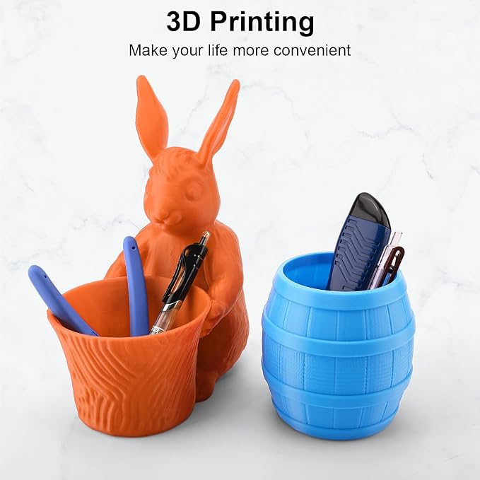 ENTINA 4 Colors PLA 3D Printer Filament for Tina 2, Dimensional Accuracy +/- 0.02mm, 1.75MM 250G 3D Printer Filament Bundle for 3D Printers