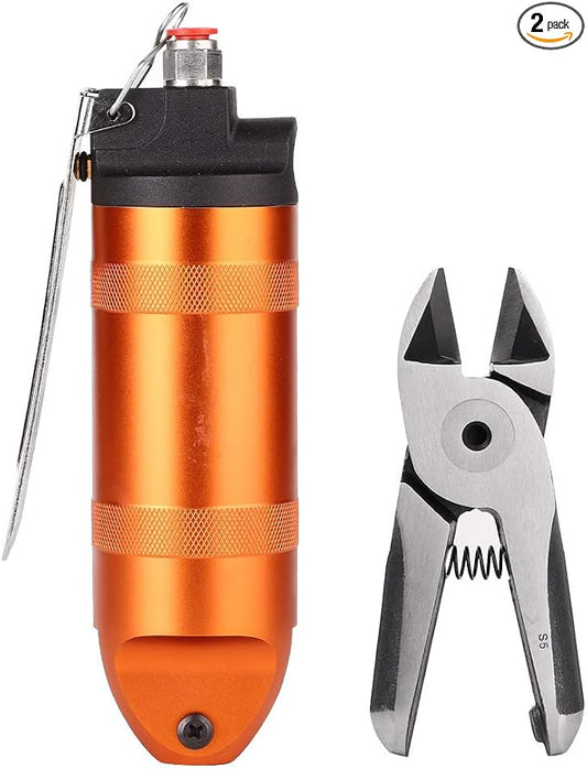 Pneumatic Air Scissors HS30 S7P, Aluminum Alloy Wire Cutting Tool with Hardened Alloy Steel Blades for Precision Metal Shearing in Automotive and Manufacturing Workshops