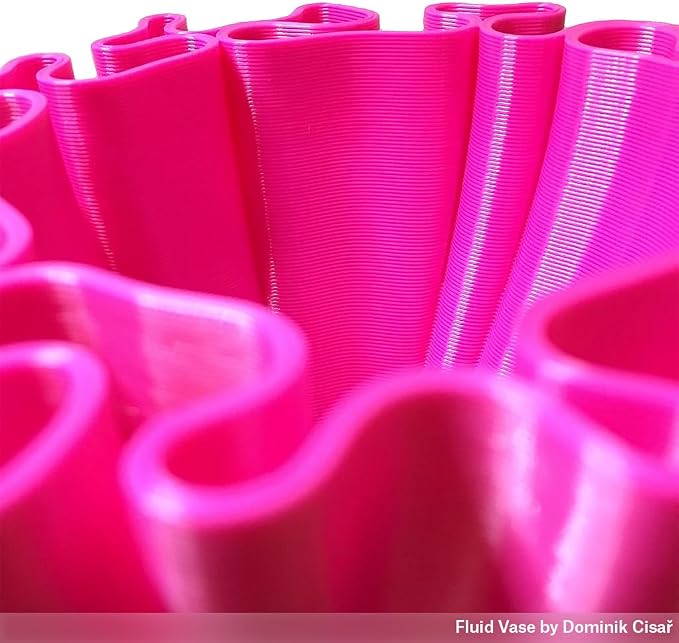 Prusament Premium PLA Ms. Pink 1.75mm 970g 3D Printer Filament | PLA filament with ±0.02 mm precision, low warping, and reliable, tangle-free printing for beginners and professionals.
