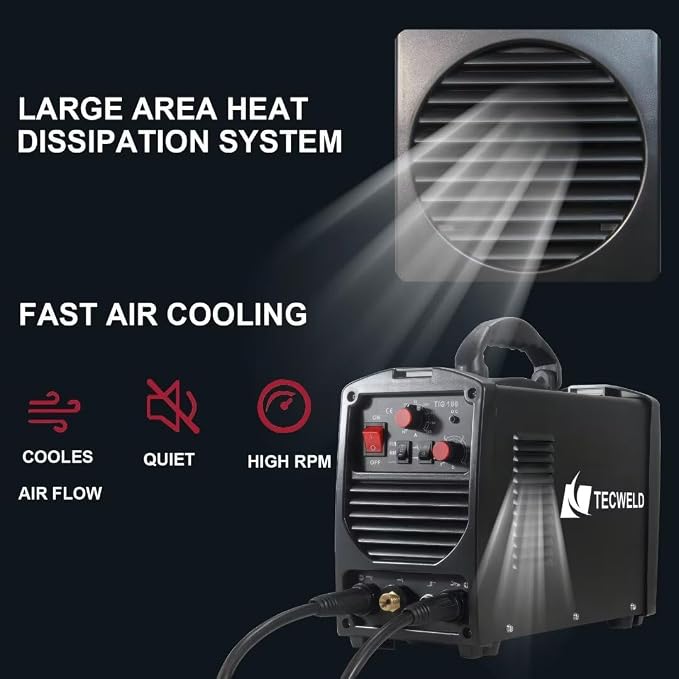 Arc Stick Tig welder Multiprocess Welding Machine (Black)