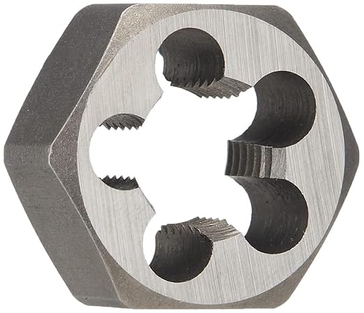 Drill America DWTHXNPT3INCH 3"-8 Carbon Steel Hex NPT Pipe Rethreading Die, DWT Series