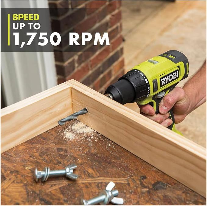 RYOBI ONE+ 18V Cordless 1/2in Drill/Driver PCL206B (Tool Only) | Battery and Charger Sold Separately