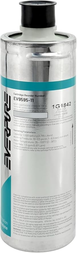 EV959511 Everpure 2FC-P PFAS Removal Water Filter Replacement Cartridge