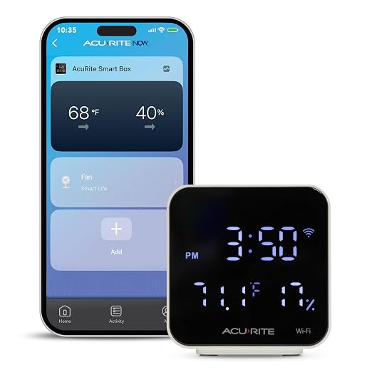 AcuRite Digital Indoor Thermometer and Hygrometer, Infrared Controller