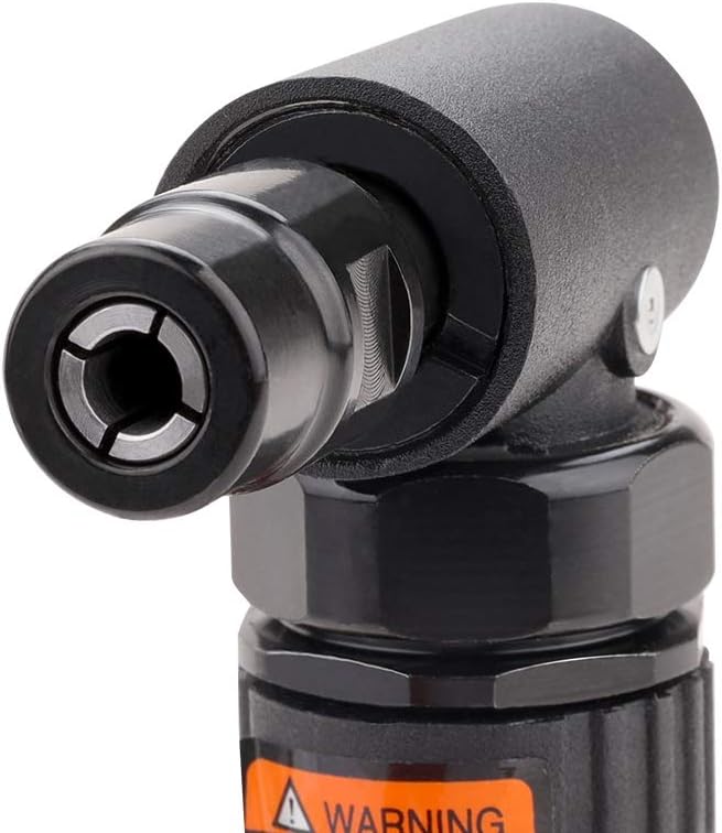 WORKPAD 12PCS Air Die Grinder Set, Straight/Angled Air Die Grinder Kit with 1/4 and 1/8 inch Collets, 10-Pieces Die Grinder Stone Set, Pneumatic Tools