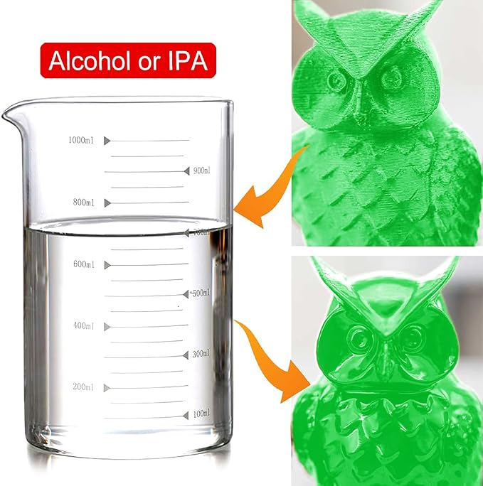 YOUSU Green PVB Filament 1.75 mm for 3D Printer & 3D Pen 1 kg (2.2 lbs), Print As Easy as PLA Filament, can be Polished with Alcohol to get Smooth Surface.