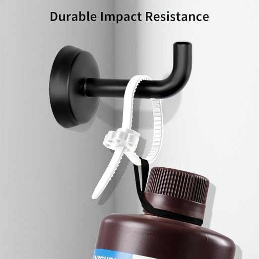 ANYCUBIC Ultra Tough Resin, 3D Printer Resin with Strong Impact Resistance and High Flexibility, Suitable for Direct Use or as an Additive, Wide Compatible for LCD Resin 3D Printers (White, 1kg)