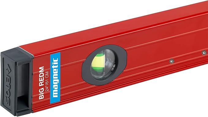 SOLA LSB24LM Box Beam Magnetic Level, Big Red, 24-Inch