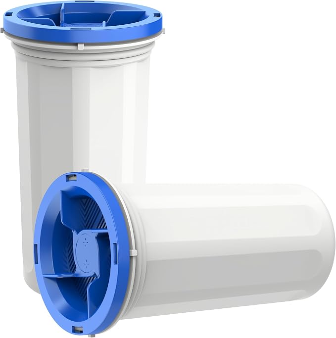 Replacement for ZEROF01 New Culligan Pitcher and dispenser 2-Pack, Five-Stage Filter System, Effectively Reducing Lead, PFAS, Mercury, Chromium & Contaminants by Sensiblopt