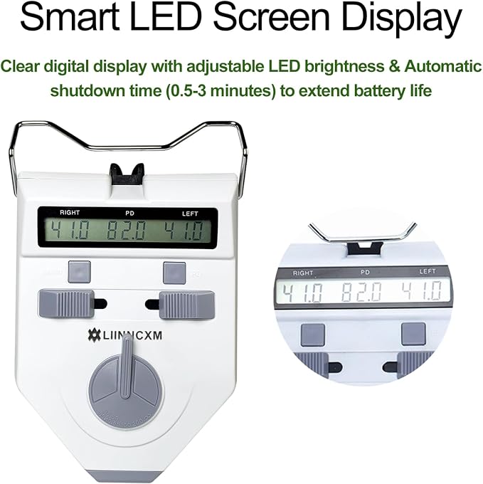 Digital Pupilometer PD Meter LCD Display Optical Interpupillary Distance Ophthalmic Measuring Tool