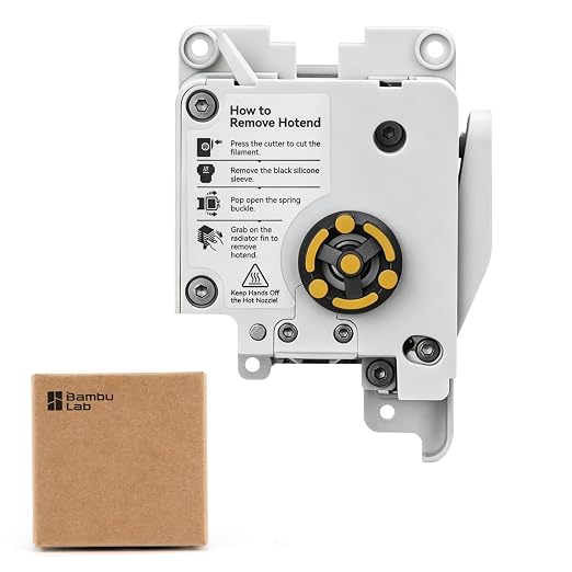 Bamboo Original A1/ A1 Mini Extruder Unit Replacement with Hardened Steel Dual Gears, Filament Cutter, Extrusion Motor,Compatible with Bambu Lab A1 Series 3D Printer