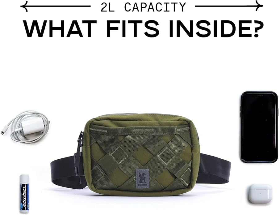 Chrome Industries Barrage Sling Bag – Crossbody Backpack for Women and Men w/Quick Release Buckle