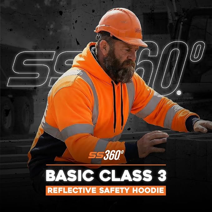 SafetyShirtz SS360 ANSI Class 3 Type R Graphic Hoodie
