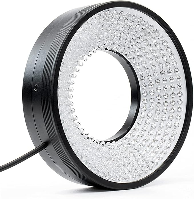 60mm White Ring Light Machine Vision LED 24V Detection and Recognition Lamp Industrial Camera
