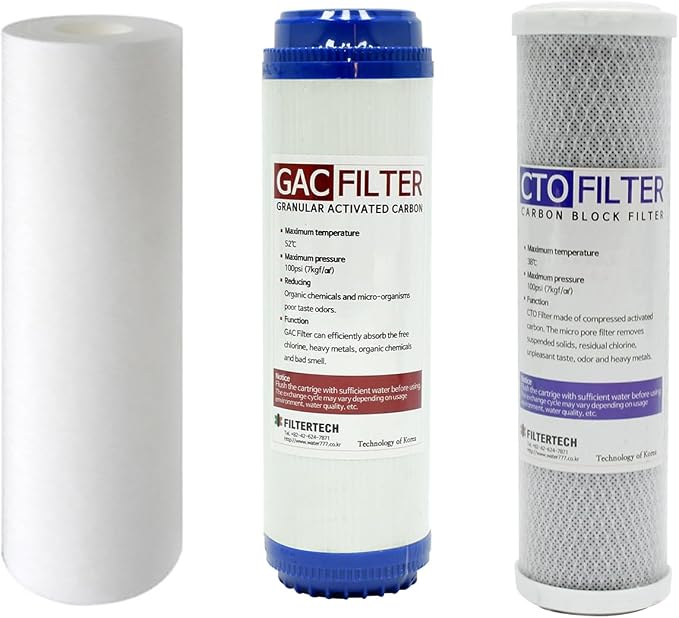Filtertech Replacement RO Filter Kit for Proline Plus Reverse Osmosis Water Filtration System (RXZER26)