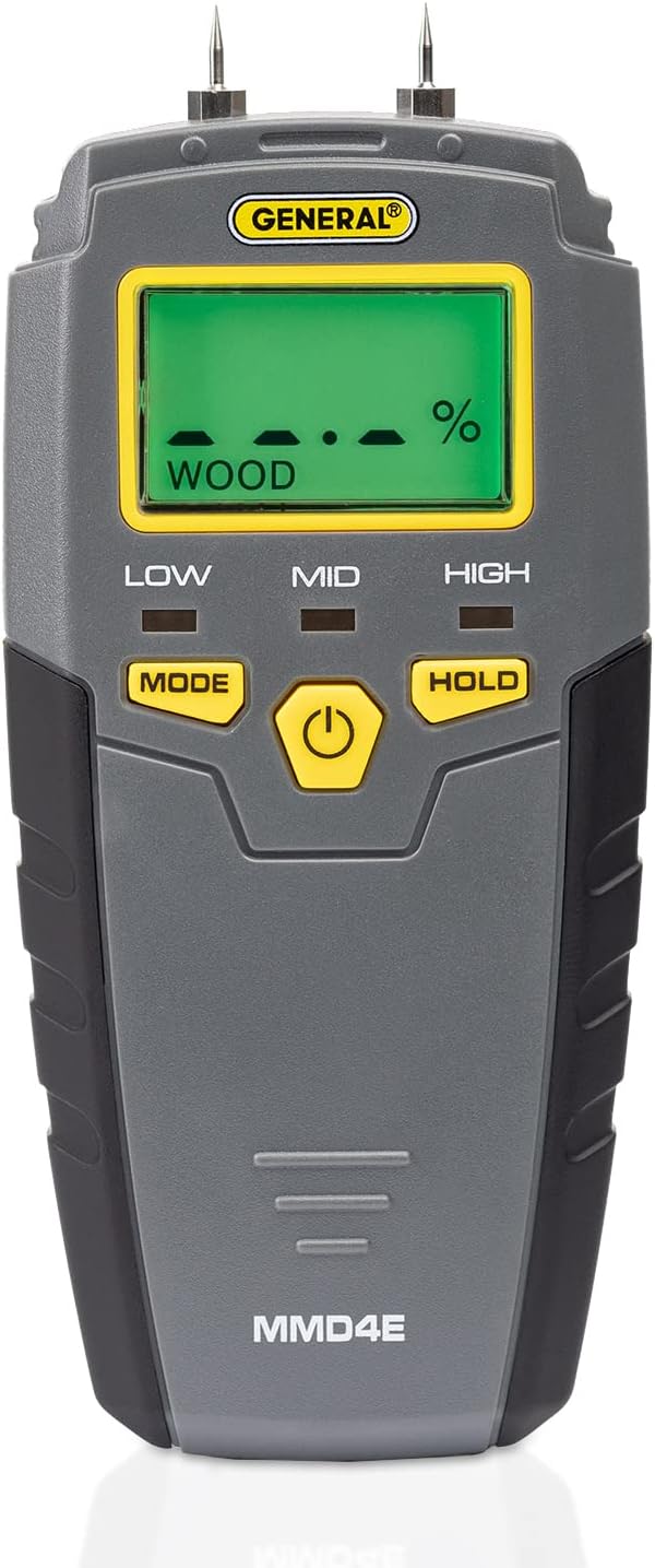 General Tools LCD Moisture Meter Bundle for Detecting Water Leaks and Measuring Moisture Content