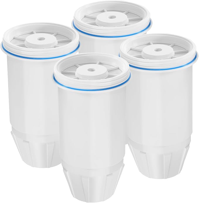 Fit for zero Pitcher and Dispenser ZR-001 ZR-004 ZP-006 ZR-017 Water Filter, Multi-Stage Filter System, Reduce Lead, Chromium, and PFOA/PFOS, Pack of 4,by Cobectal
