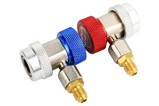 Elitech DMG-3 AC Manifold Gauge Refrigerant Pressure Gauge Set 2 Way with Hoses