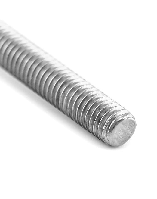 QWORK Threaded Eyebolts, 10 Pack 1/4" x 4" Long Stainless Steel Marine Grade Shoulder Eye Bolt