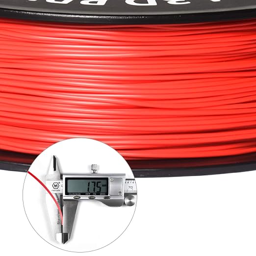Geeetech Red PLA Filament 1.75mm 1KG, 3D Printer Filament Dimensional Accuracy +/- 0.02 mm, 1kg per Spool(2.2lbs) 3D Printing Filament Fits for Most FDM 3D Printers