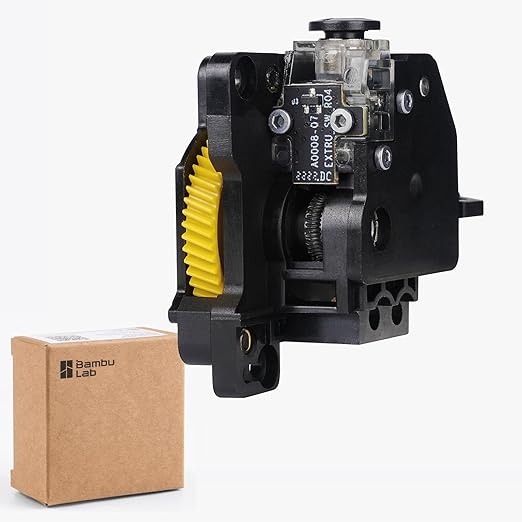 ENOMAKER Bamboo Lab X1 Extruder Unit for X1, X1C, X1 Carbon 3D Printer, Hardened Steel Dual Gear,Complete Toolhead Extruder Assembly Replacement Parts,High Extrusion Force,Anti-Slip for Tough Filament