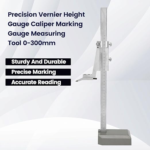 Electronic Height Caliper Precision Depth Measuring Tool 0.02mm Reading Value (0-300mm)
