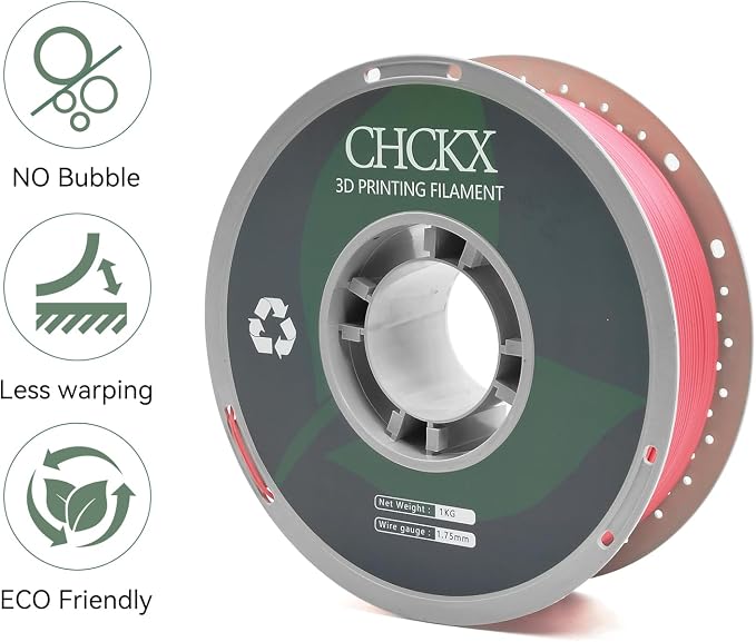 Matte PETG 3D Printer Filament, 10Rolls,Dimensional Accuracy +/- 0.03 mm, 1kg Spool(2.2lbs), 1.75 mm Fit for Most 3D Printers, White+Red+Green+Blue+Purple+Skin+Silver+Yellow+Orange+Pink
