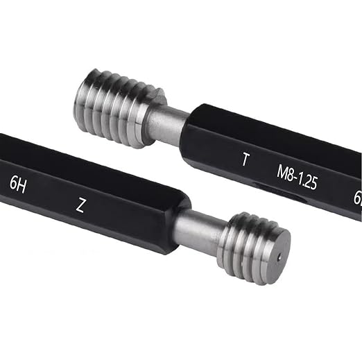 Tools Thread Plug Gauge M8*1.25 6H, Double Ends Thread Plug Gage Unified Thread Gage 1pcs