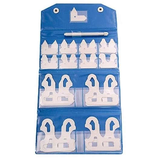 HHIP 4901-0040 25 Piece Radius Gage Set in Plastic Case